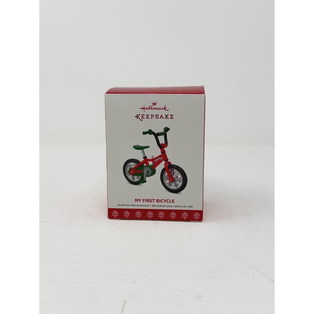 Hallmark Keepsake My First Bicycle 2017 Christmas Ornament Red Bike QGO1592